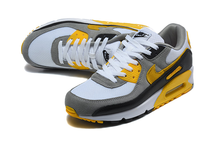 Nike Air Max 90 Sneakers White Grey Yellow Black