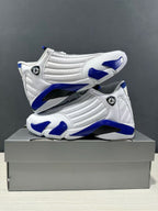 Jordan Air Jordan 14 Hyper Royal White Blue Sneakers