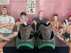 Reebok Collaboration Sneakers Black Gray and Green