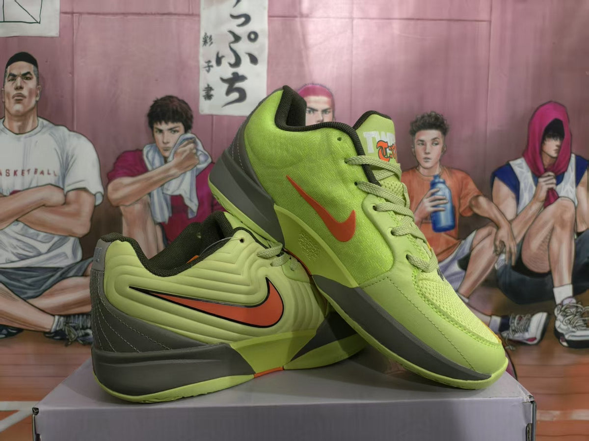 Nike Mojito Basketball Sneakers Green Orange