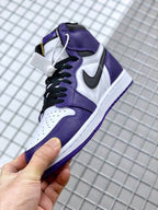 Nike Air Jordan 1 High OG Court Purple Sneakers 555088-500