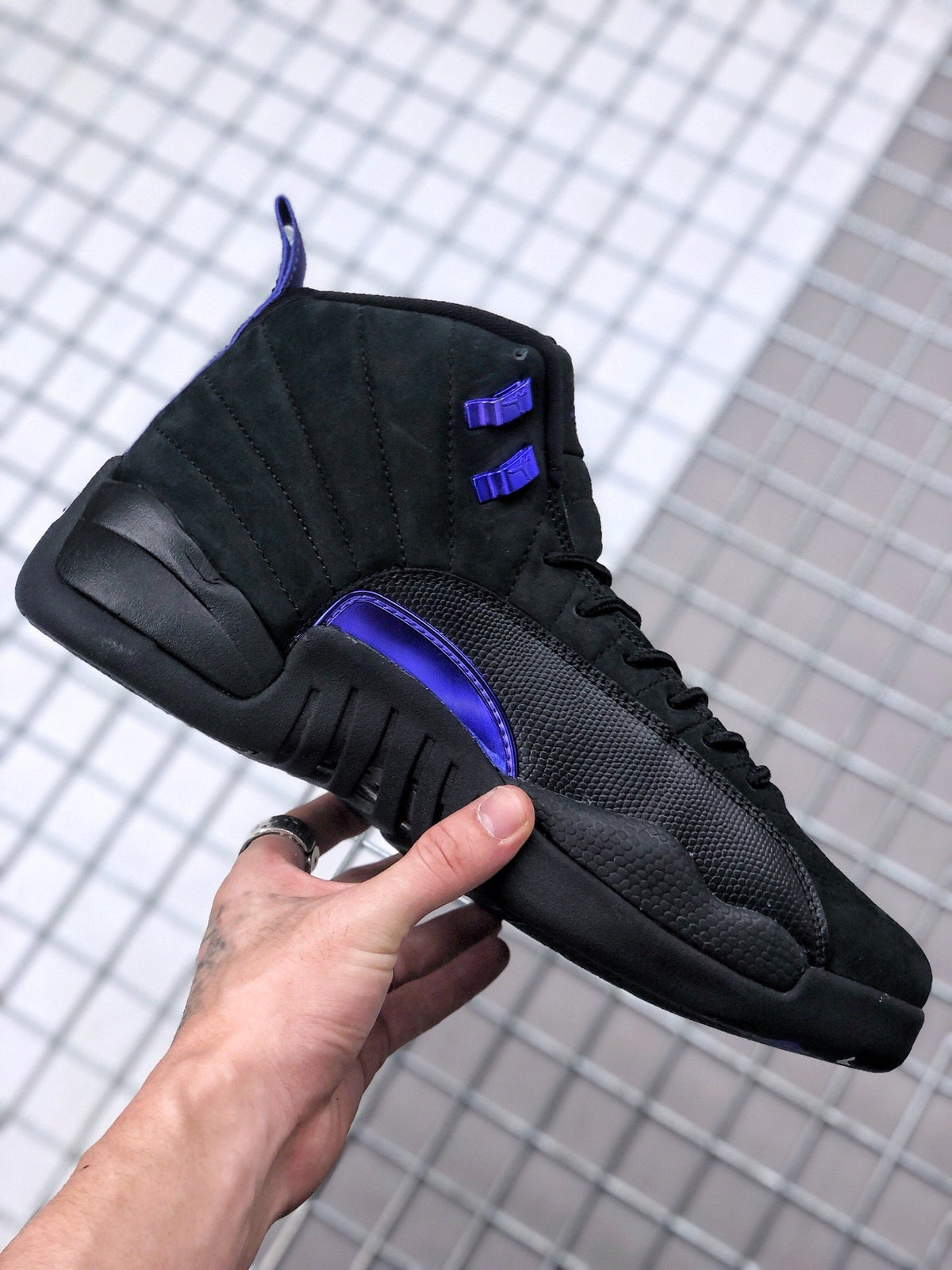 Air Jordan 12 Dark Concord Black Purple Sneakers CT8013-005