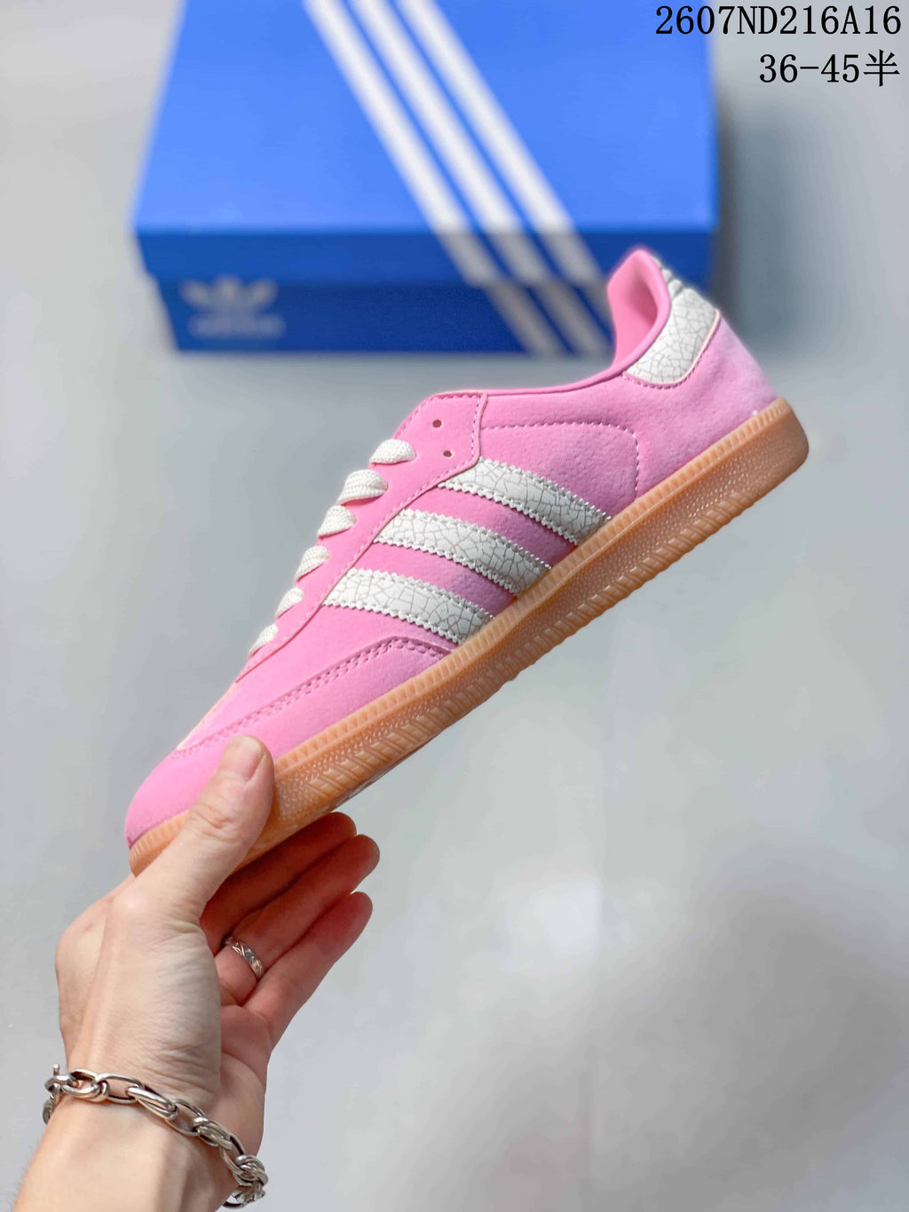 adidas Originals Samba OG Sneakers Pink White Gum 2607ND216A16
