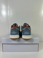 Jordan Air Jordan 1 Low Sneakers Blue Gray and Brown FZ5045-019