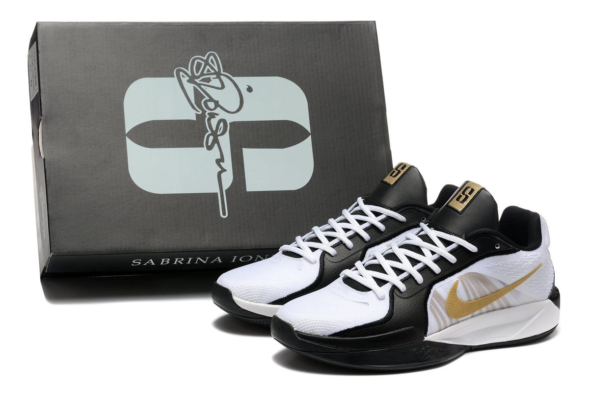 Nike Sabrina 2 Basketball Shoes White Black Gold