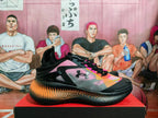 Under Armour Curry Basketball Sneakers Black Pink Orange