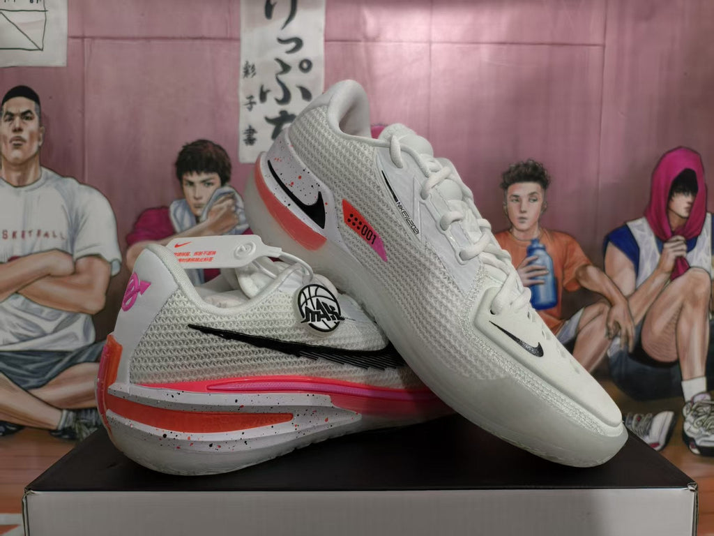 Nike GT Basketball Sneakers Peach White
