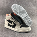 Jordan Air Jordan 1 High OG Gray Black Pink Sneakers 555088-018