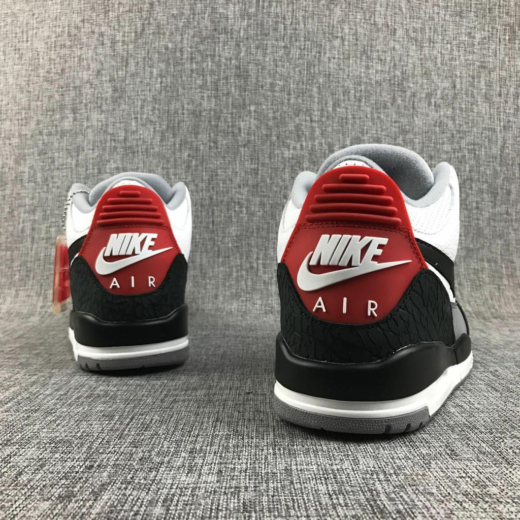 Jordan Air Jordan 3 White Grey Men's Sneakers