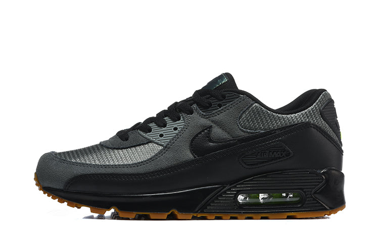 Nike Air Max 90 Black Grey Gum Sole Sneakers