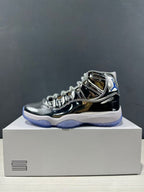 Jordan Air Jordan 11 Retro Liquid Silver High-Top Sneakers