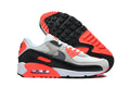Nike Air Max 90 Sneakers Grey Black Bright Crimson