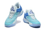 Nike Basketball Shoes in Aqua Blue and White, Style 885-6