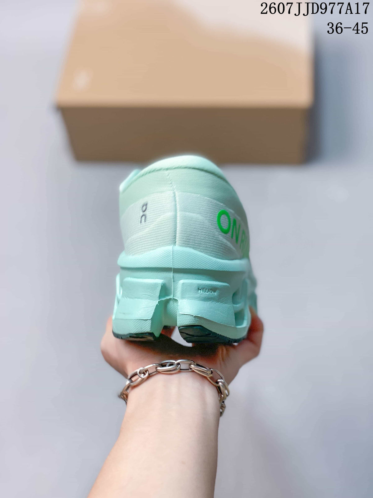 On Cloudmonster Void Mint Green Running Sneakers 2607JJD977A17