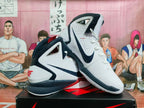 Nike LeBron 8 V/2 Basketball Shoes White Navy Red