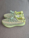 Yeezy 350 V2 Sneakers Green Black Knit