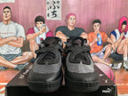 PUMA Black and Silver Basketball Sneakers