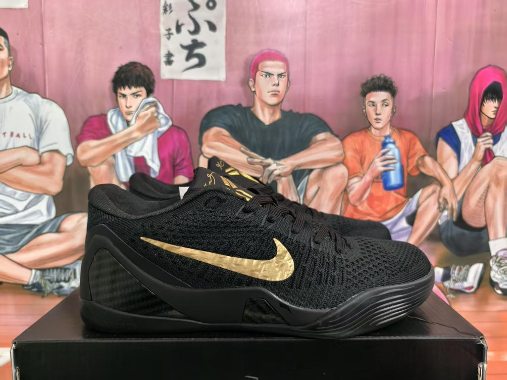 Nike Kobe Basketball Sneakers Black Gold