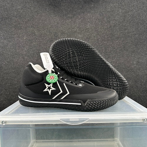 Converse Black and White Star Low-Top Sneakers
