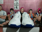 Nike LeBron Basketball Shoes White and Deep Blue