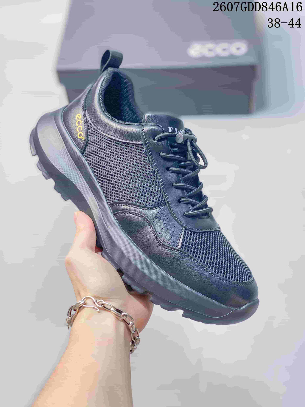 ECCO 2607GDD846A16 Men's Mesh Sneakers