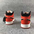 Jordan Air Jordan 1 Mid GS Orange Pink Sneakers