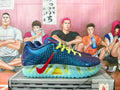 Nike LeBron 20 Basketball Shoes Blue and Volt