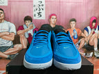 Nike Blue Basketball Sneakers with Black Swoosh