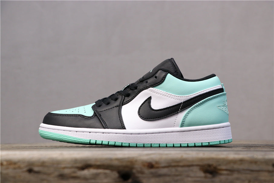 Air Jordan 1 Low Emerald Rise Sneakers 553558-117