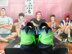 Nike Basketball Shoes in Neon Green and Blue