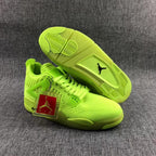 Jordan Air Jordan 4 Knit Fluorescent Green Sneakers