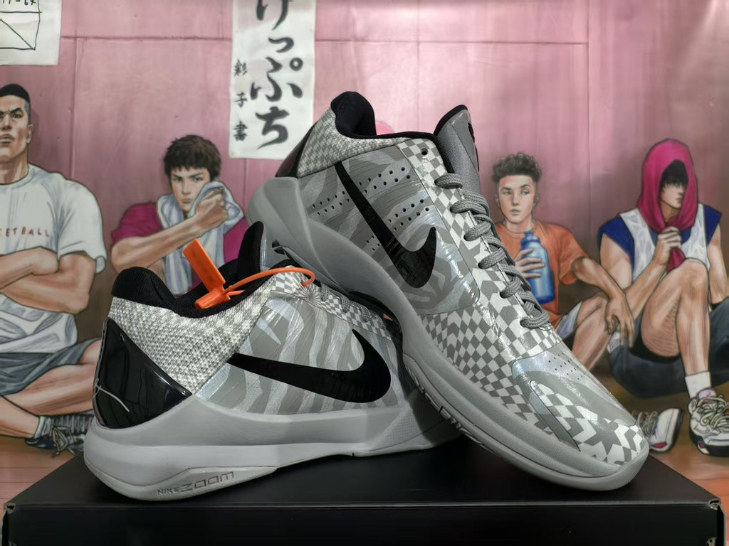 Nike Kobe 6 Protro Sneakers Grey Checkerboard