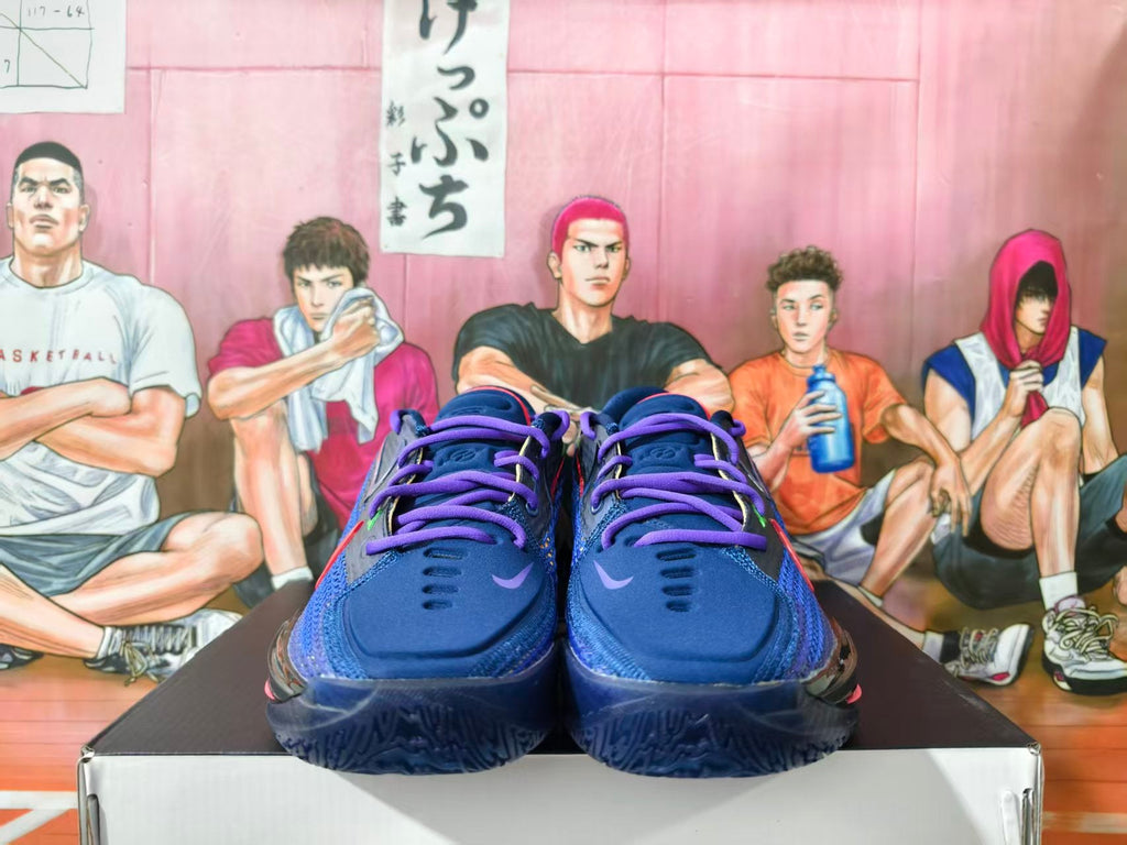 Nike GT Basketball Shoes in Purple and Blue