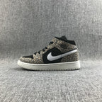 Air Jordan 1 Mid SE GS Leopard Sneakers BQ6931-021