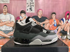 Jordan 4 Black Grey Sneakers