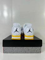 Jordan Air Jordan 4 Retro White Yellow Sneakers AQ9129-102