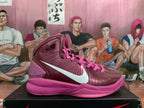 Nike Zoom LeBron 7 Basketball Shoes in Burgundy and Pink