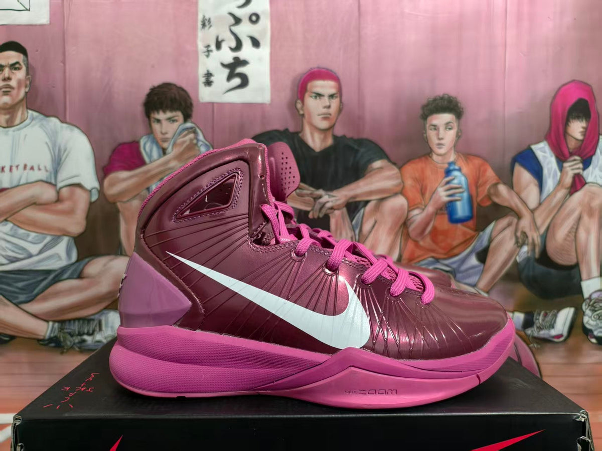Nike Zoom LeBron 7 Basketball Shoes in Burgundy and Pink