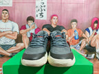Nike Basketball Sneakers in Gray and Volt Green