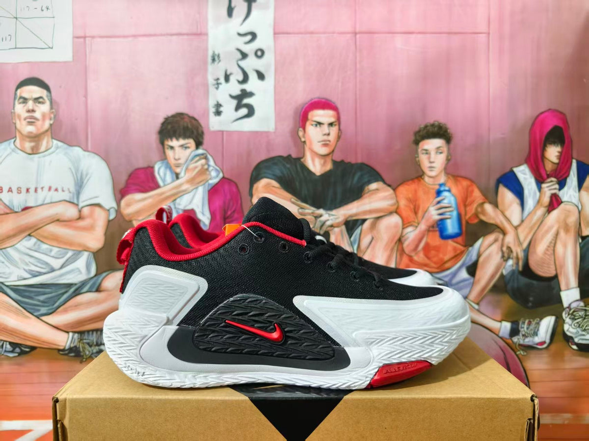 Nike Basketball Shoes Black White Red
