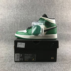Jordan Air Jordan 1 Mid SE Green White Black Sneakers 852542-301