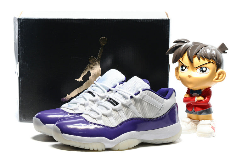 Jordan Air Jordan 11 Low Sneakers Purple White