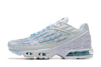 Nike Air Max Plus White and Blue Sneakers