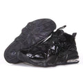 Black Glossy High-Top Sneakers
