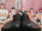 Nike Black and Gold Basketball Sneakers