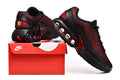 Nike Air Max Black and Red Running-Style Sneakers