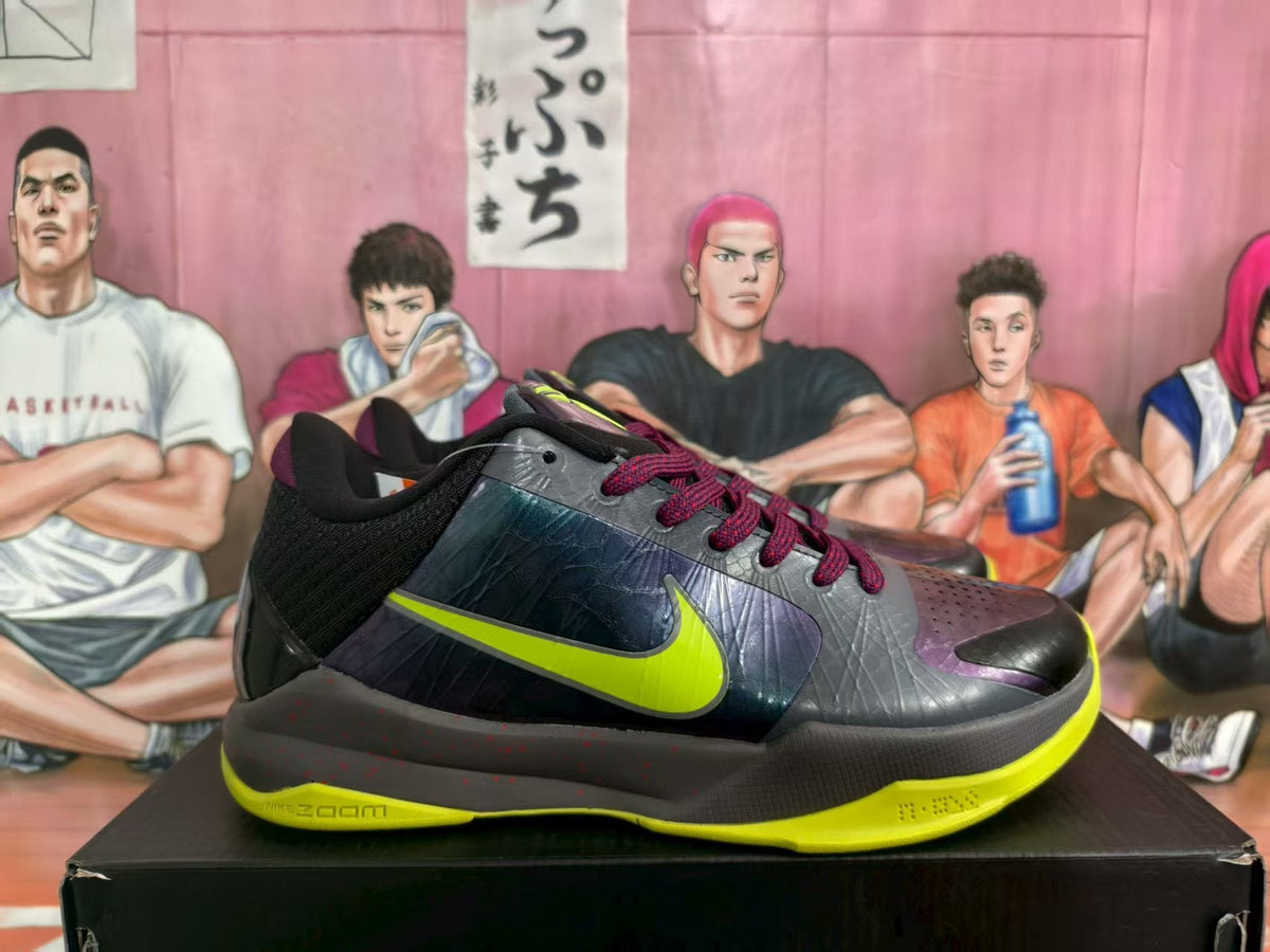 Nike Dark Joker Basketball Sneakers Black Lime