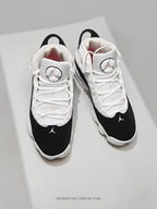 Jordan White Black Pink High-Top Sneakers