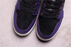 Jordan 1 Zoom Air CMFT Bayou Boys Black Purple Sneakers