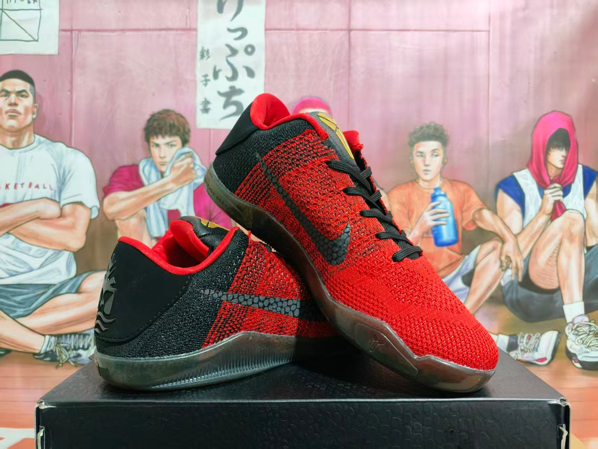 Nike Basketball Sneakers Red Black